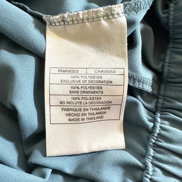 VTG Y2K 90s NIKE GOLF Men's V Neck Pullover Swoosh Windbreaker Jacket Blue Small - Picture 9 of 11